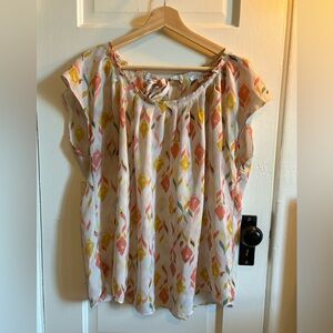Lauren Conrad Boho Flowy Blouse